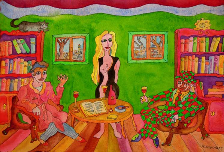 "Le vin du Falerne"